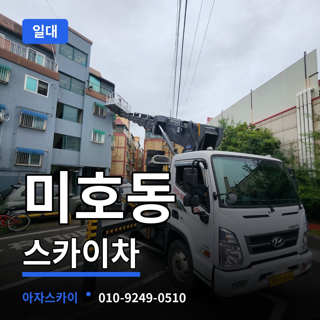 대전 대덕구 미호동 스카이차 일대 작업 현장