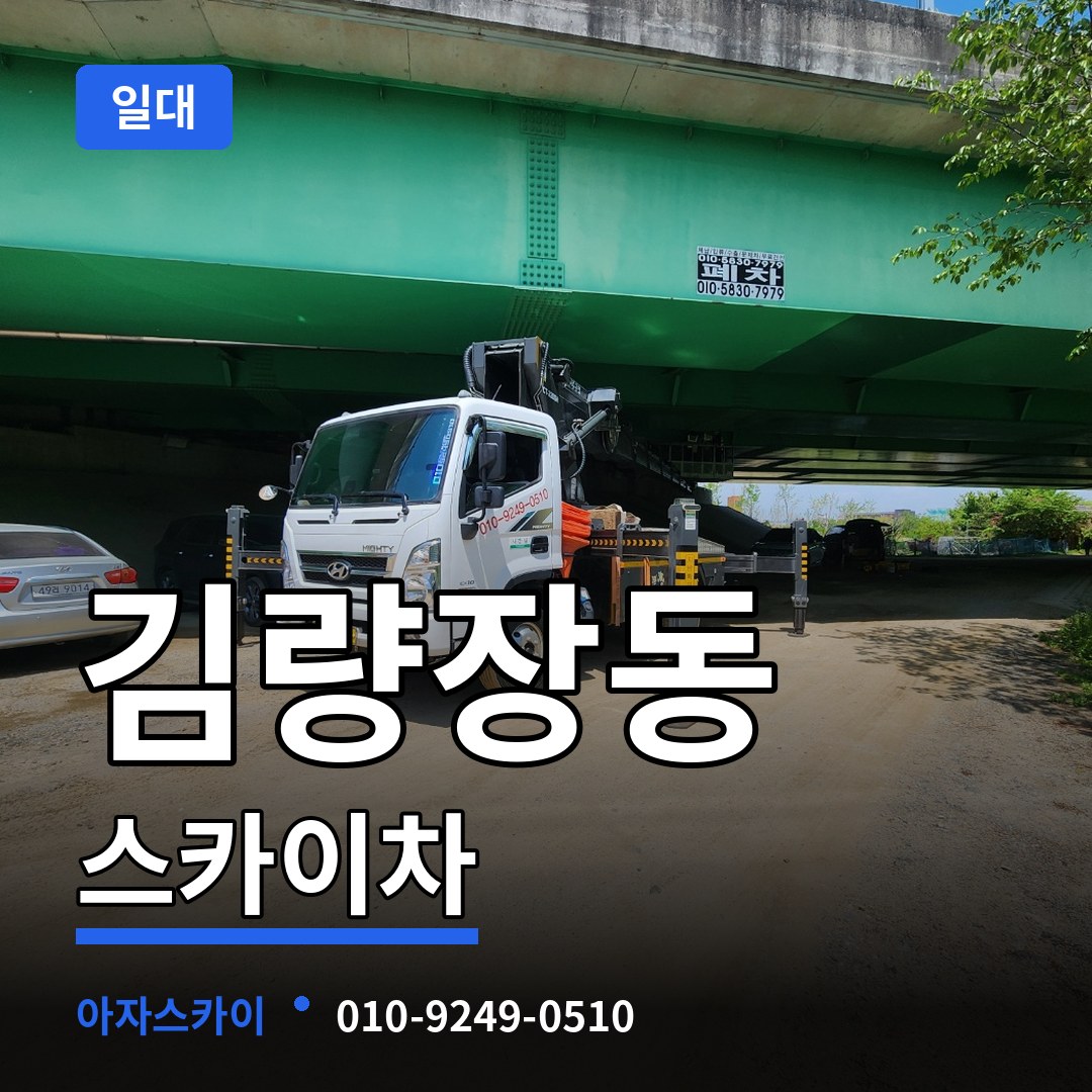경기 용인시 김량장동 스카이차 일대 장비 안내