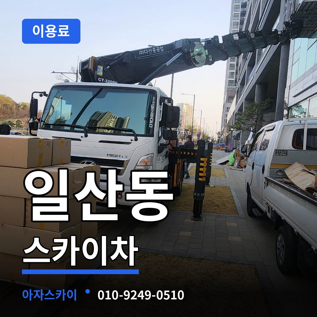 경기 고양시 일산동 스카이차 이용료 시공 사례