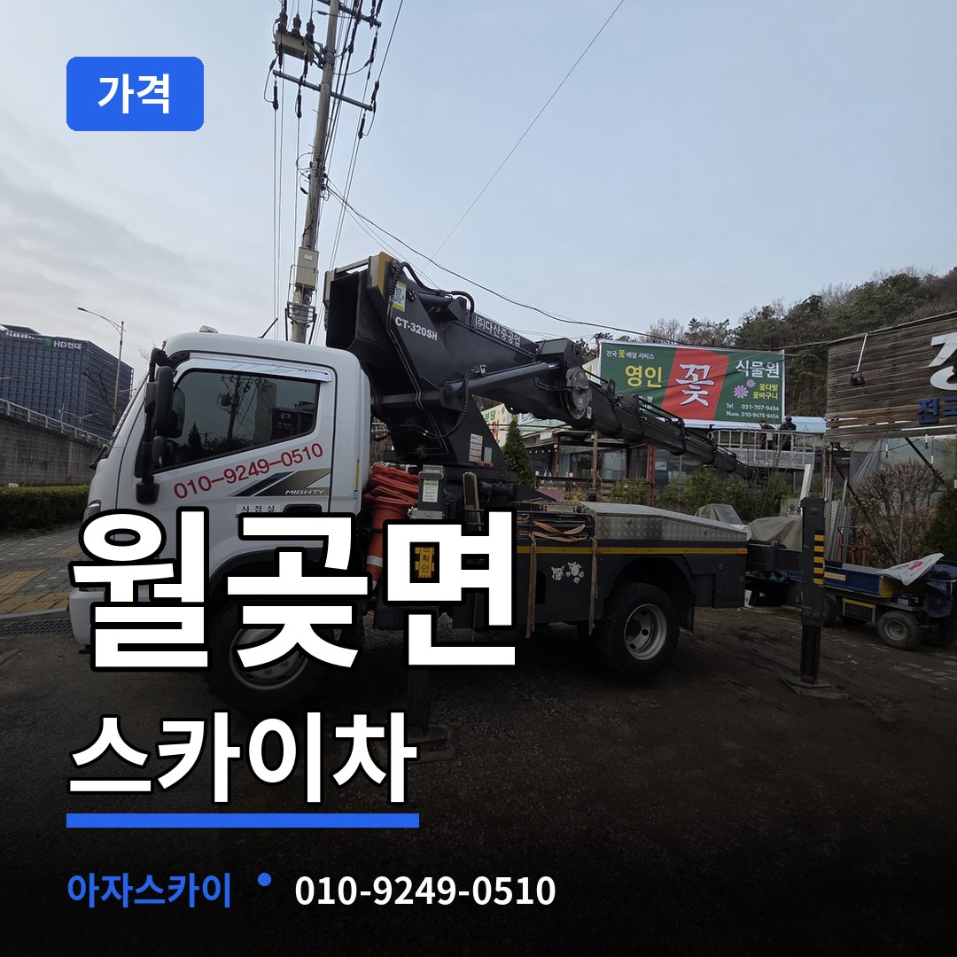 경기 김포시 월곶면 스카이차 가격 시공 사례