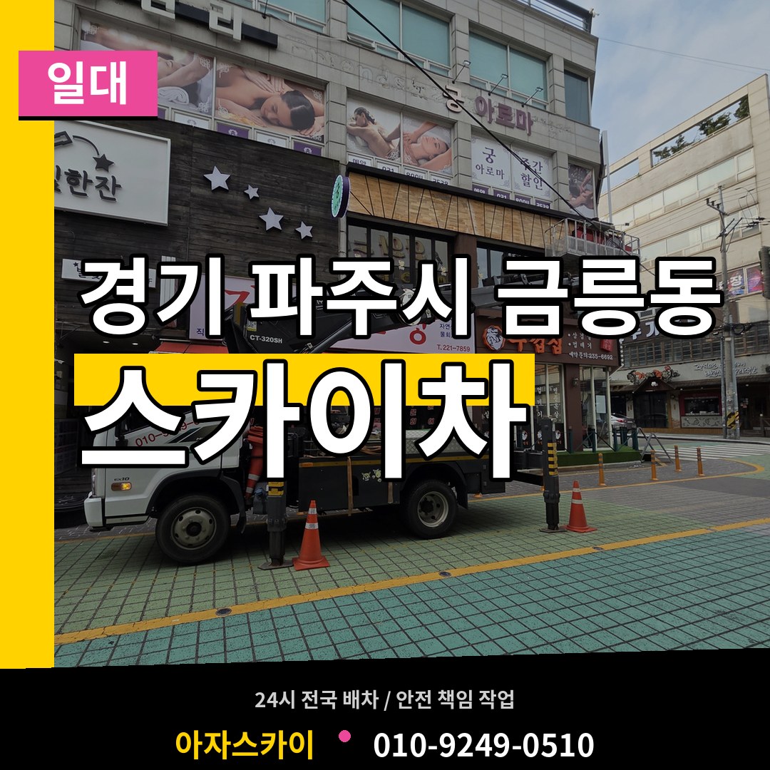 경기 파주시 금릉동 스카이차 일대 시공 사례