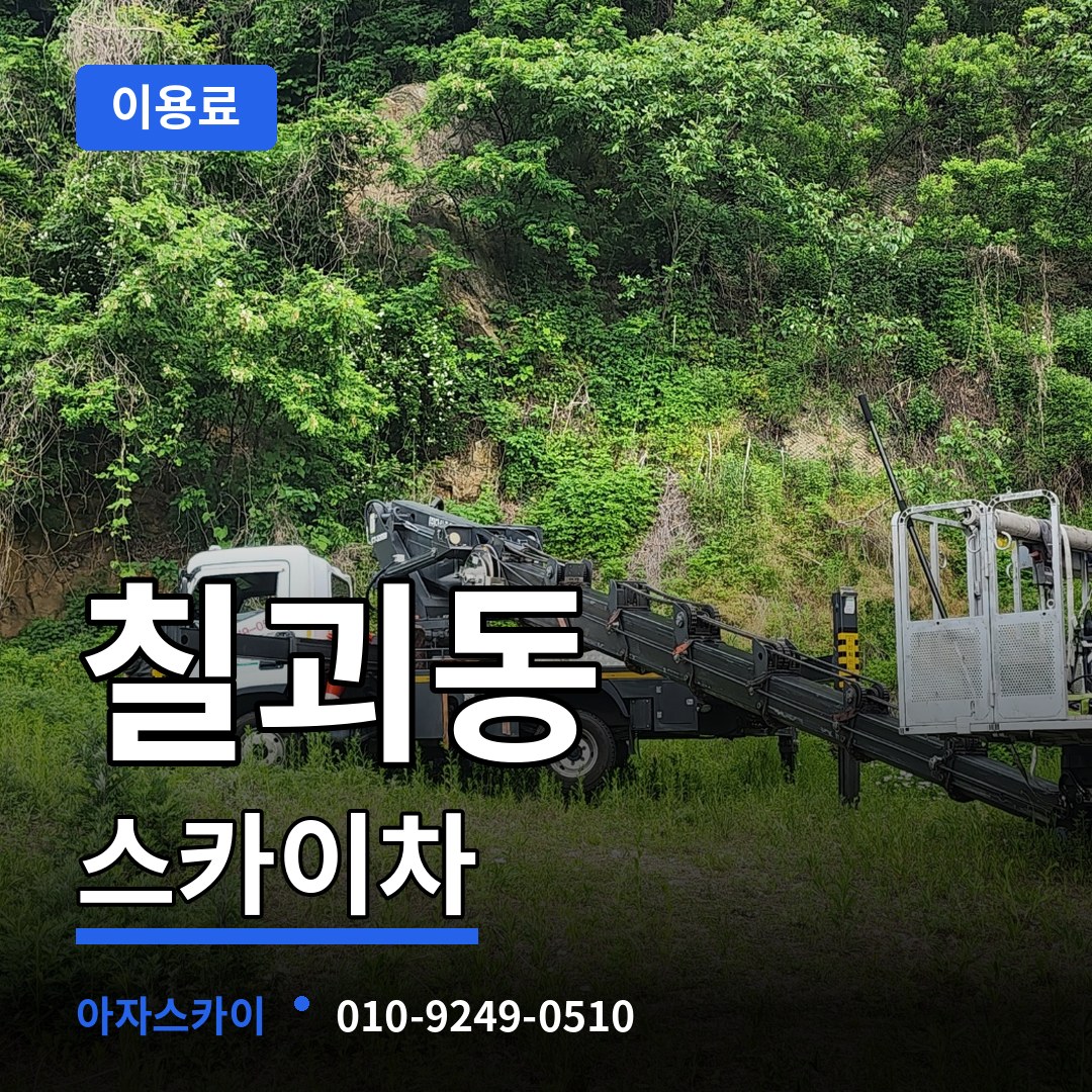 경기 평택시 칠괴동 스카이차 이용료 시공 사례