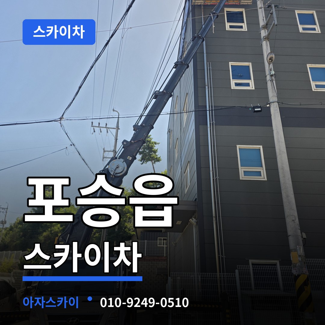 경기 평택시 포승읍 스카이차 시공 사례