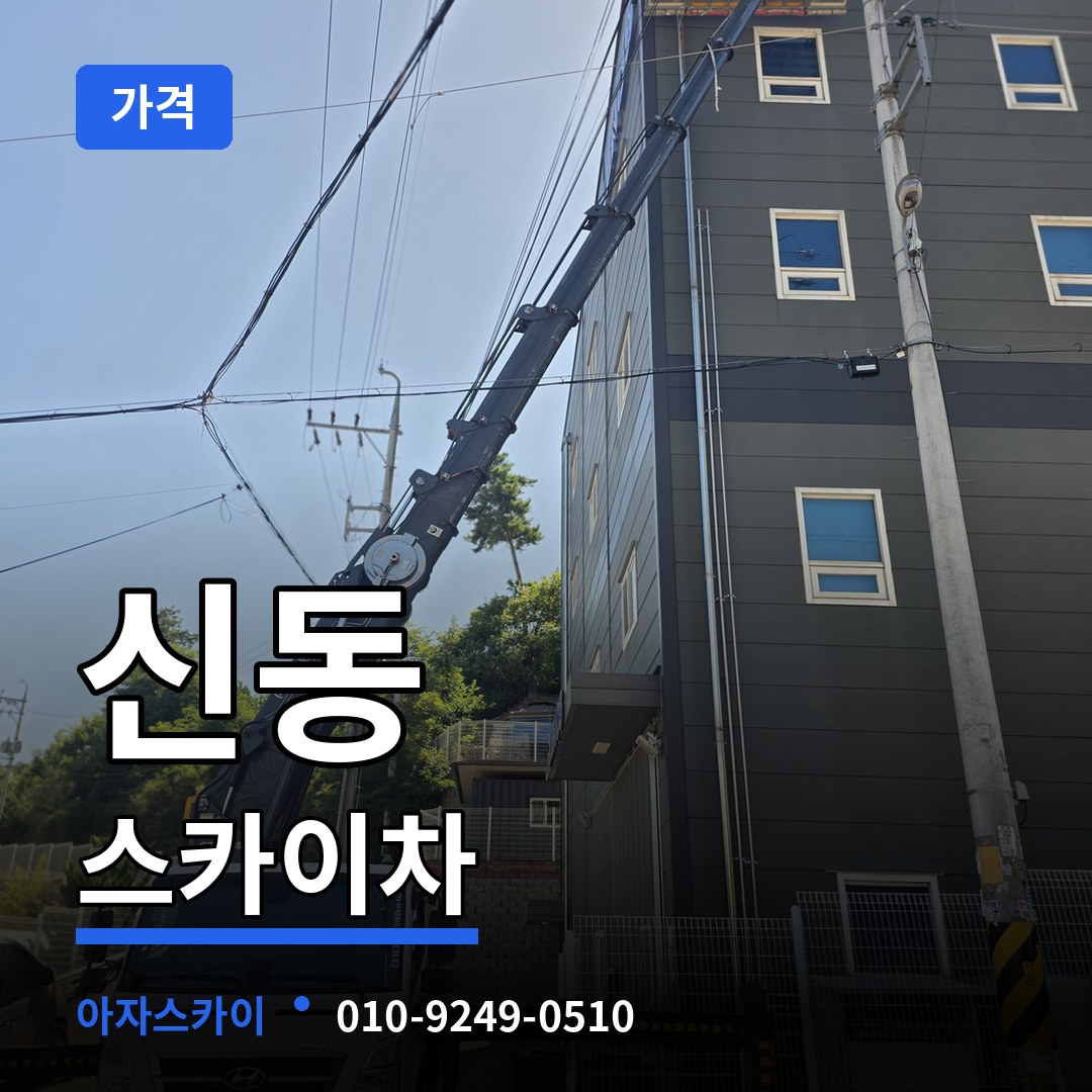 경기 화성시 신동 스카이차 가격 시공 사례