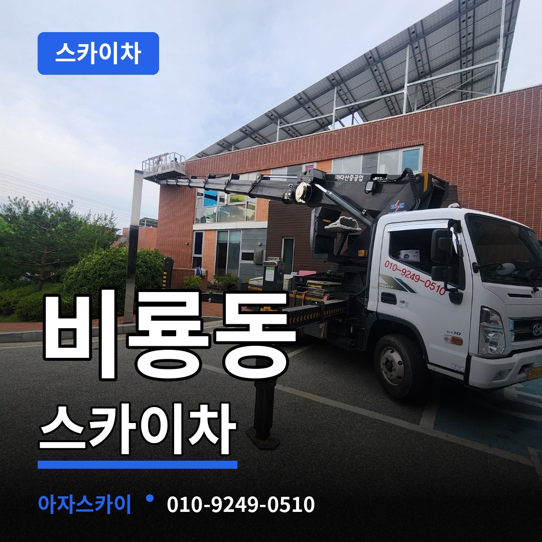 대전 동구 비룡동 스카이차 시공 사례