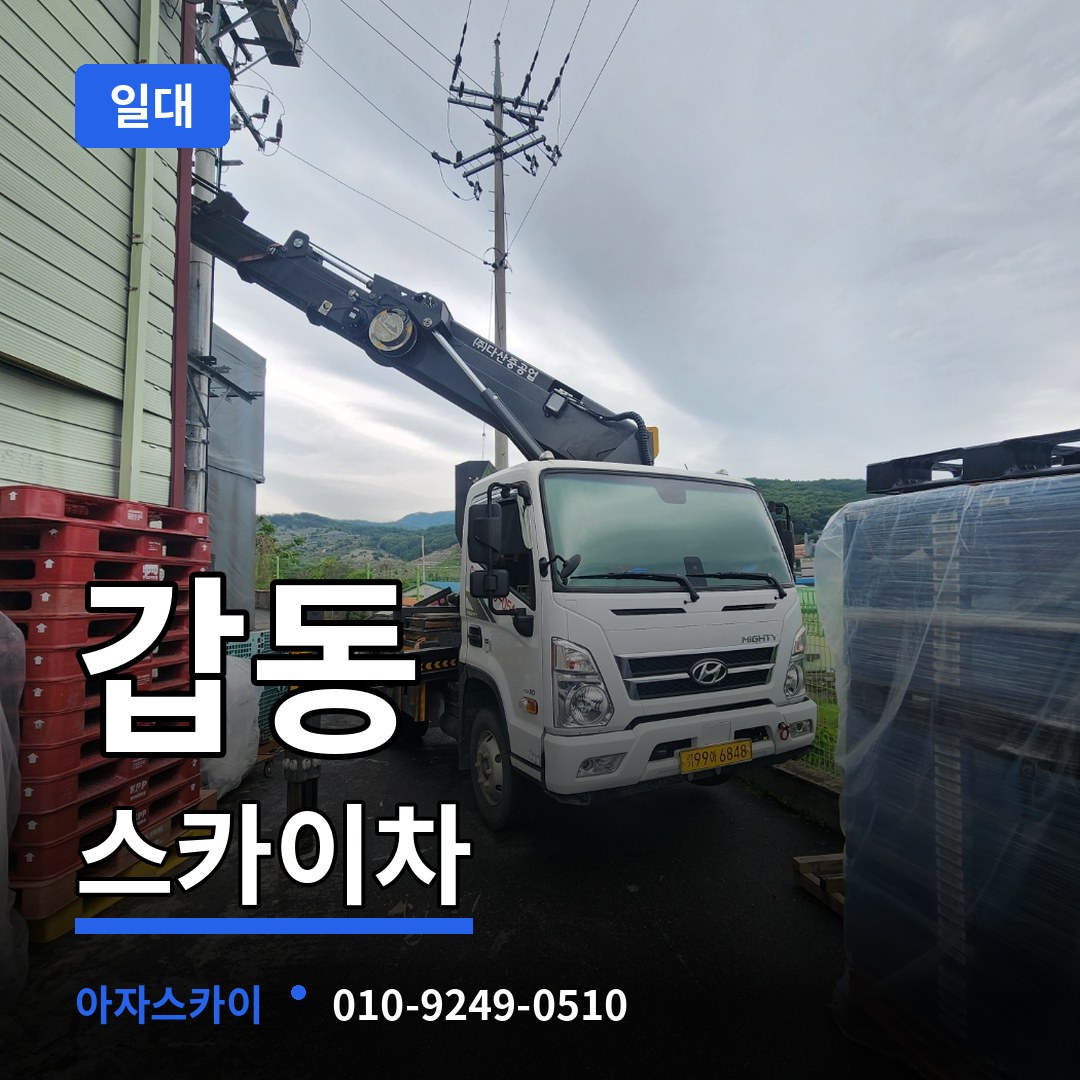 대전 유성구 갑동 스카이차 일대 시공 사례