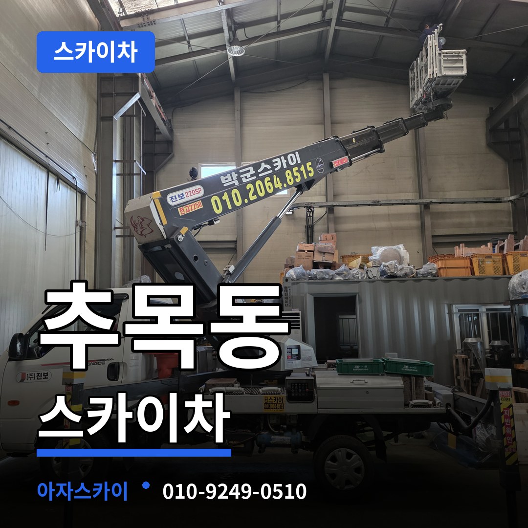 대전 유성구 추목동 스카이차 시공 사례