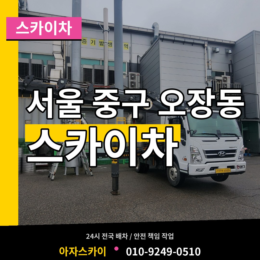서울 중구 오장동 스카이차 시공 사례