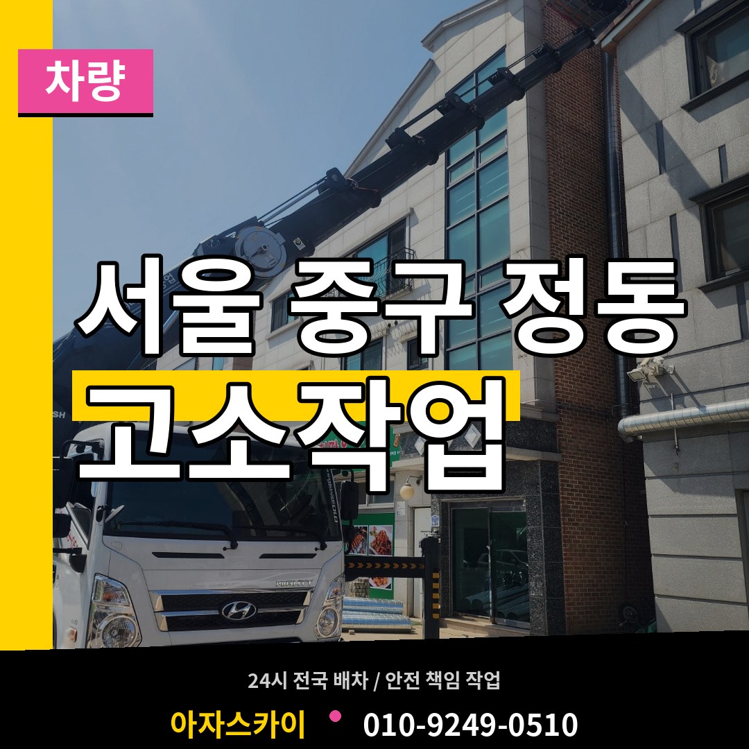 서울 중구 정동 고소작업차량 시공 사례