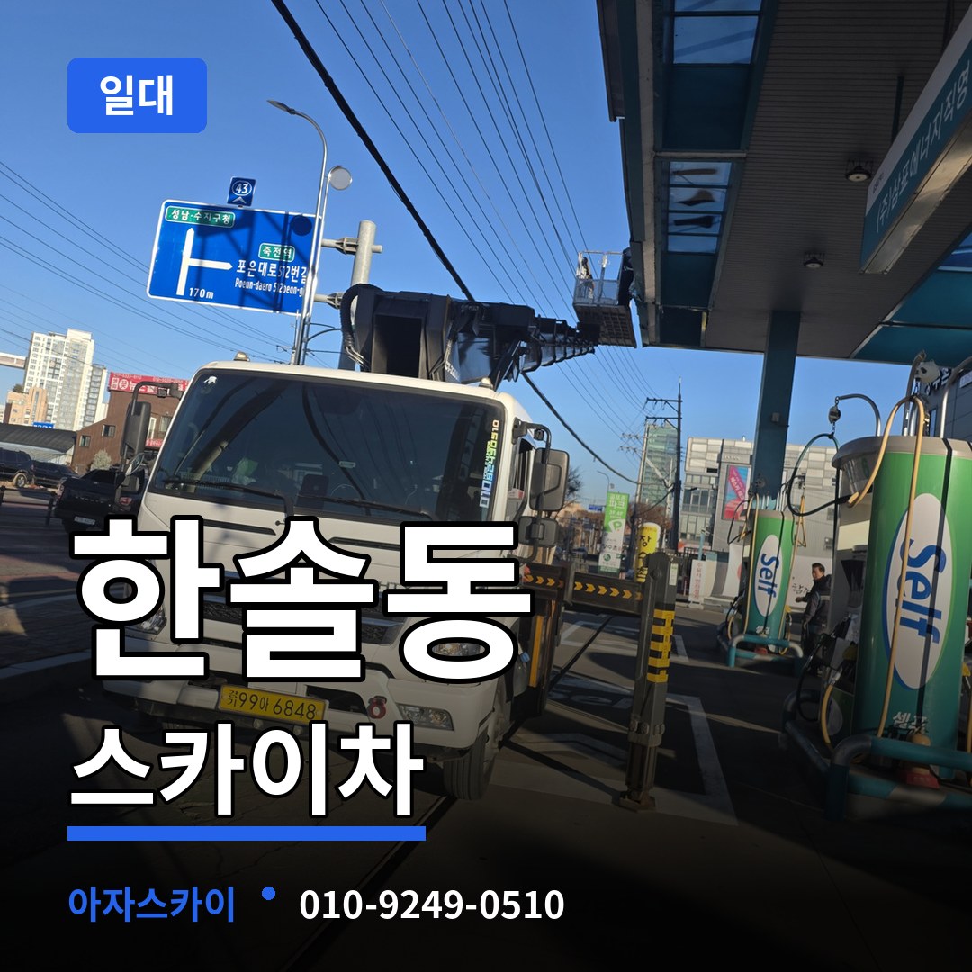 세종 세종시 한솔동 스카이차 일대 시공 사례