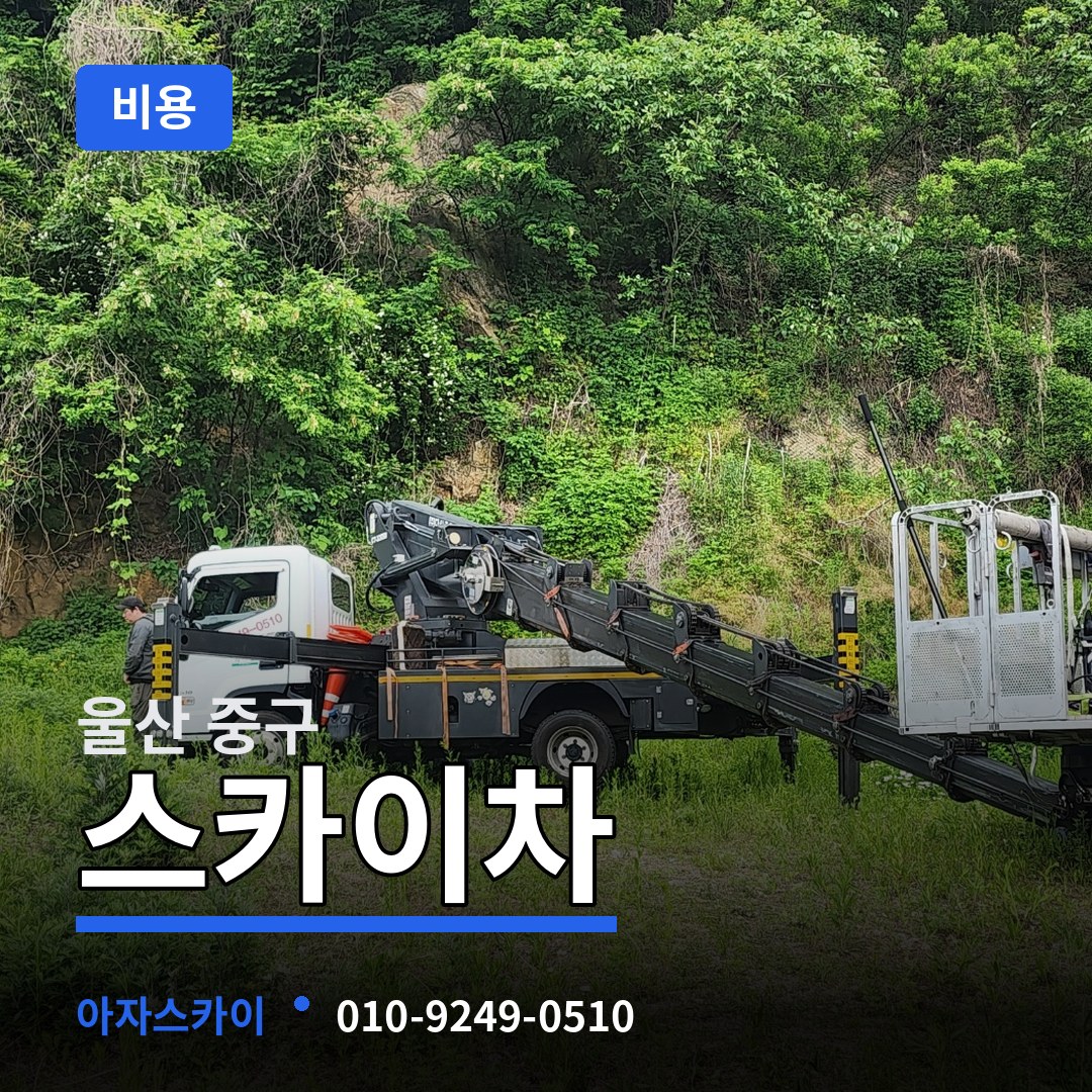 울산 중구 스카이차 비용 시공 사례