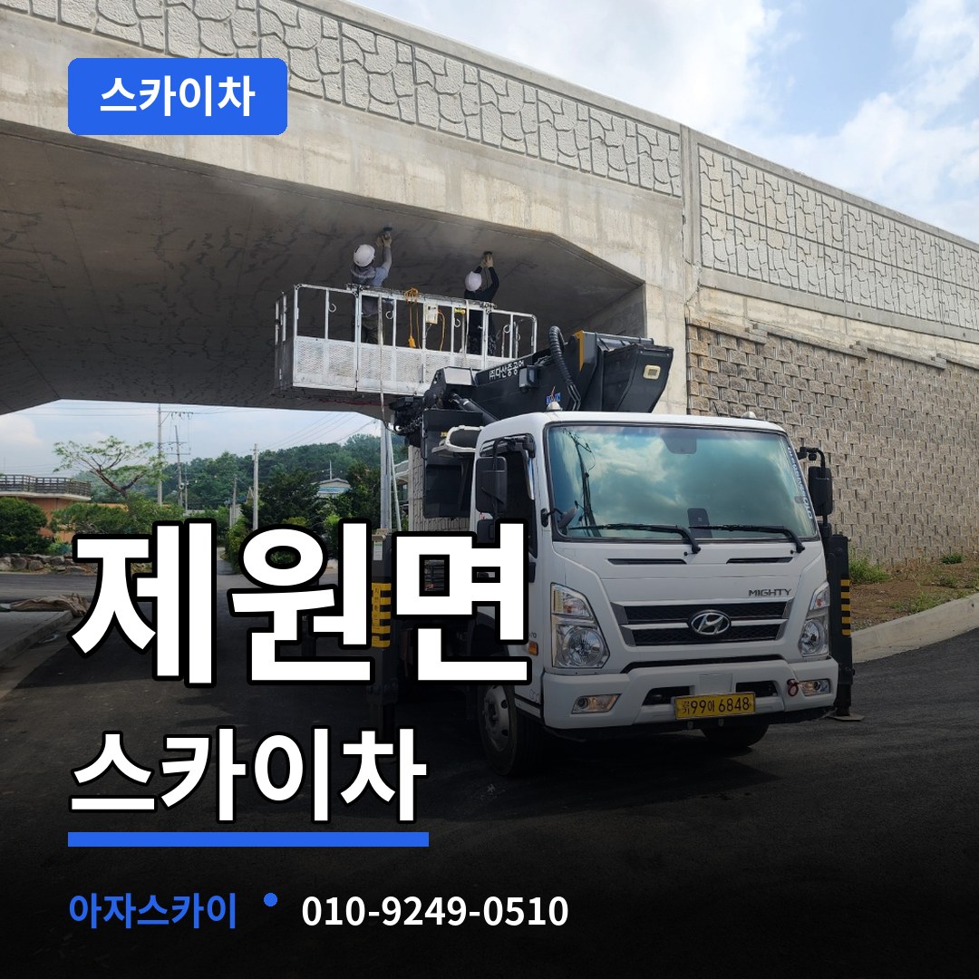 충남 금산군 제원면 스카이차 시공 사례