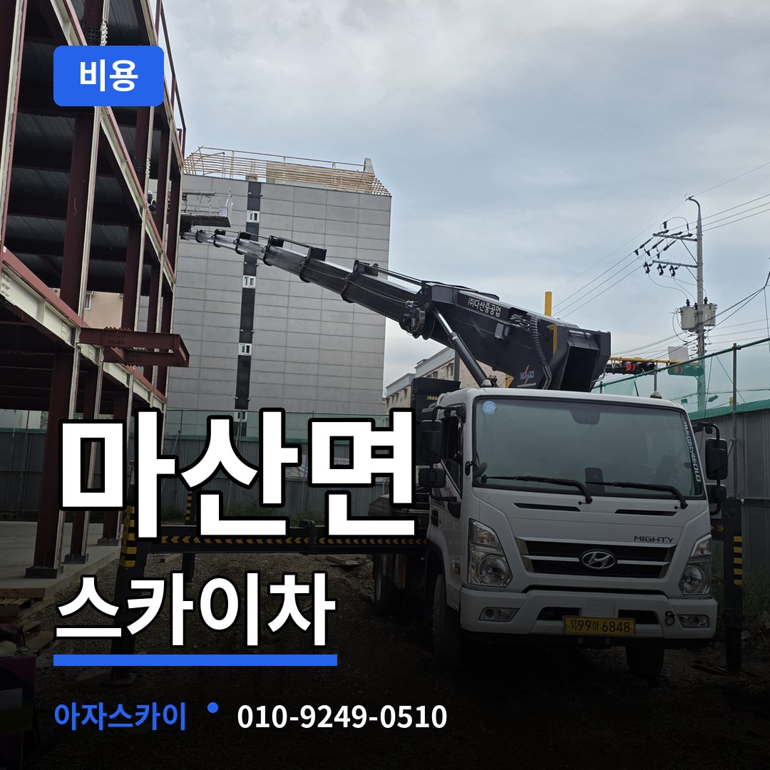 충남 서천군 마산면 스카이차 비용 시공 사례