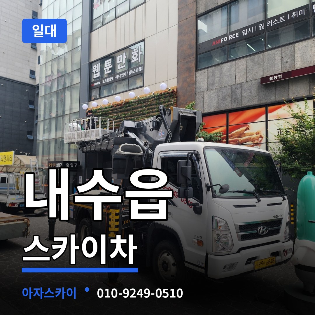 충북 청주시 내수읍 스카이차 일대 시공 사례