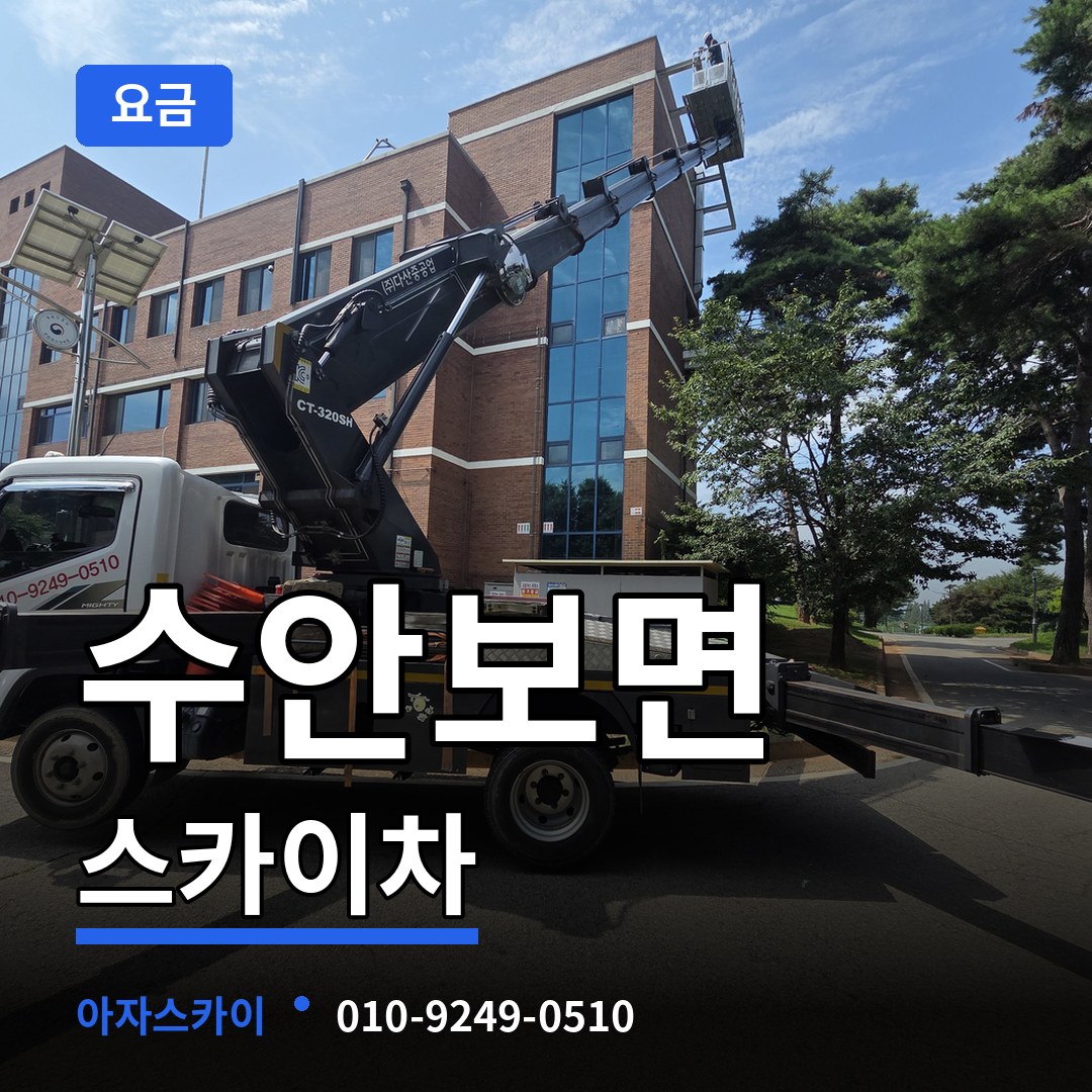 충북 충주시 수안보면 스카이차 요금 시공 사례