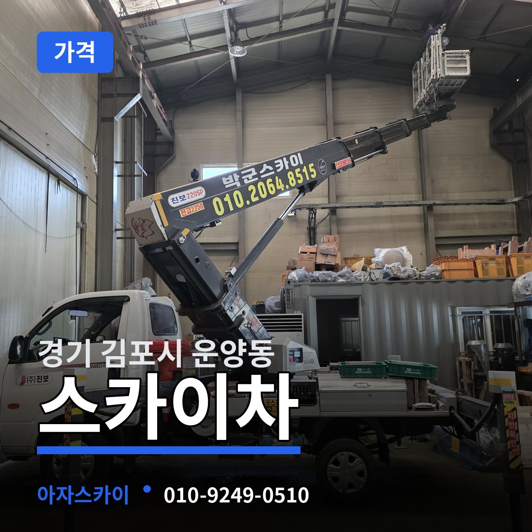 경기 김포시 운양동 스카이차 가격