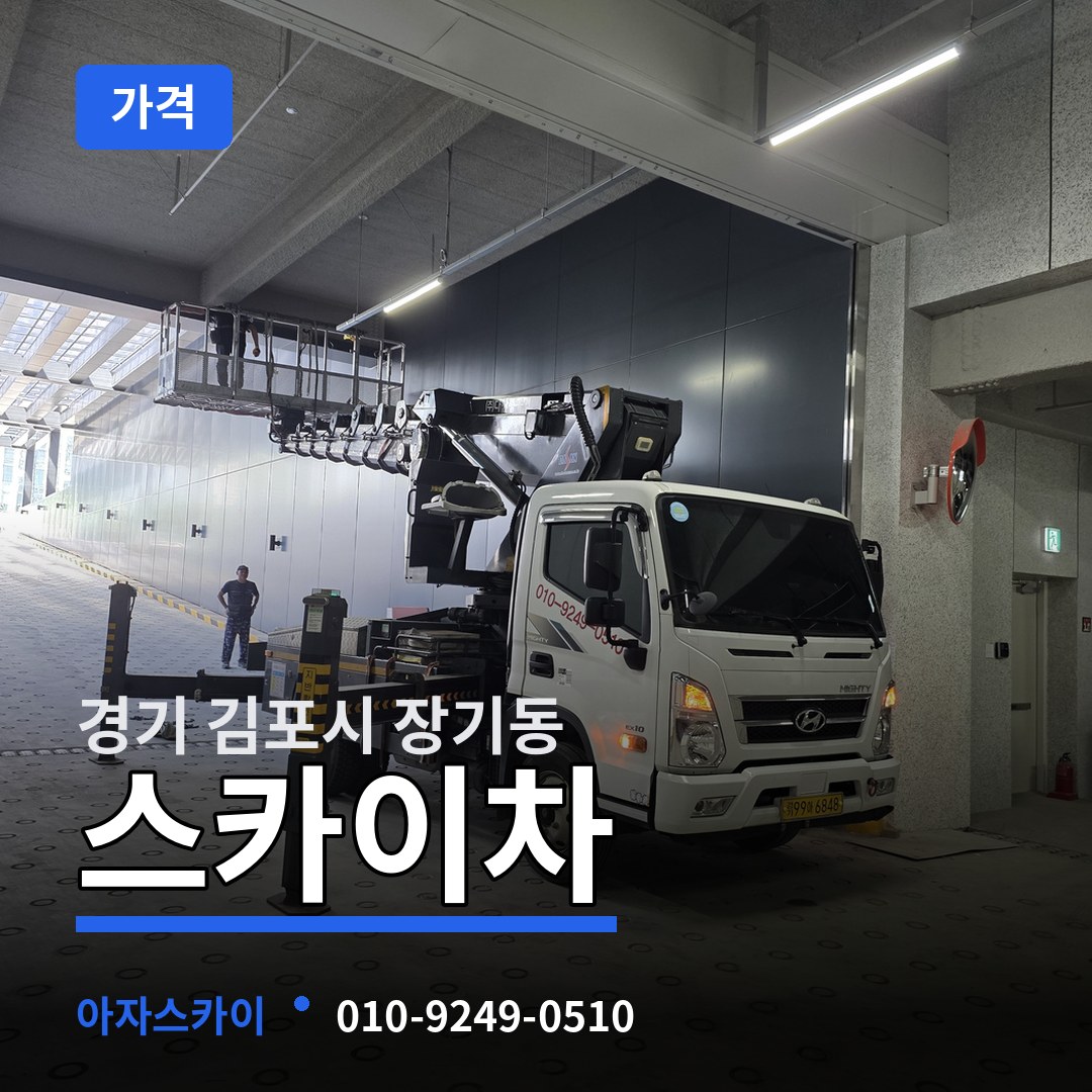경기 김포시 장기동 스카이차 가격