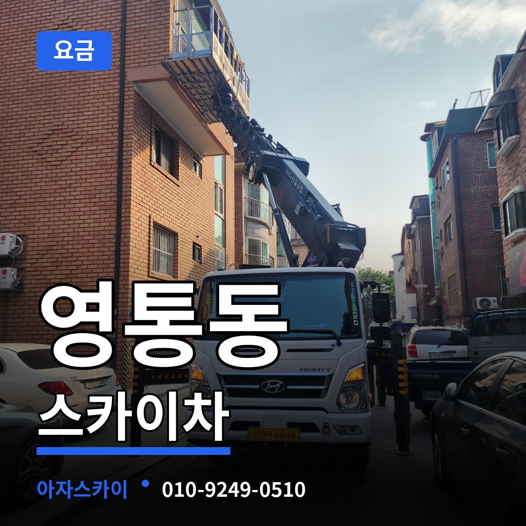 경기 수원시 영통동 스카이차 요금
