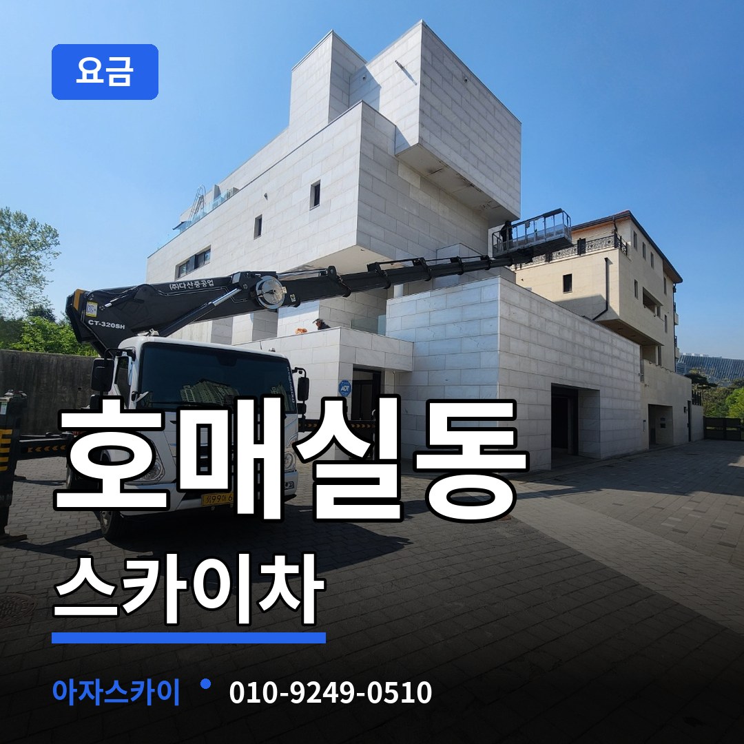 경기 수원시 호매실동 스카이차 요금