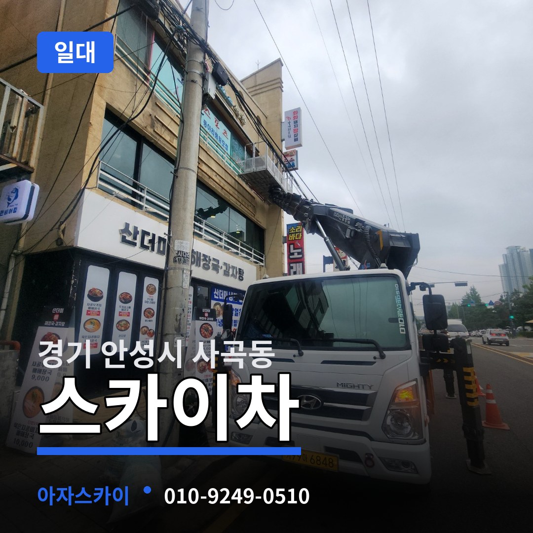 경기 안성시 사곡동 스카이차 일대