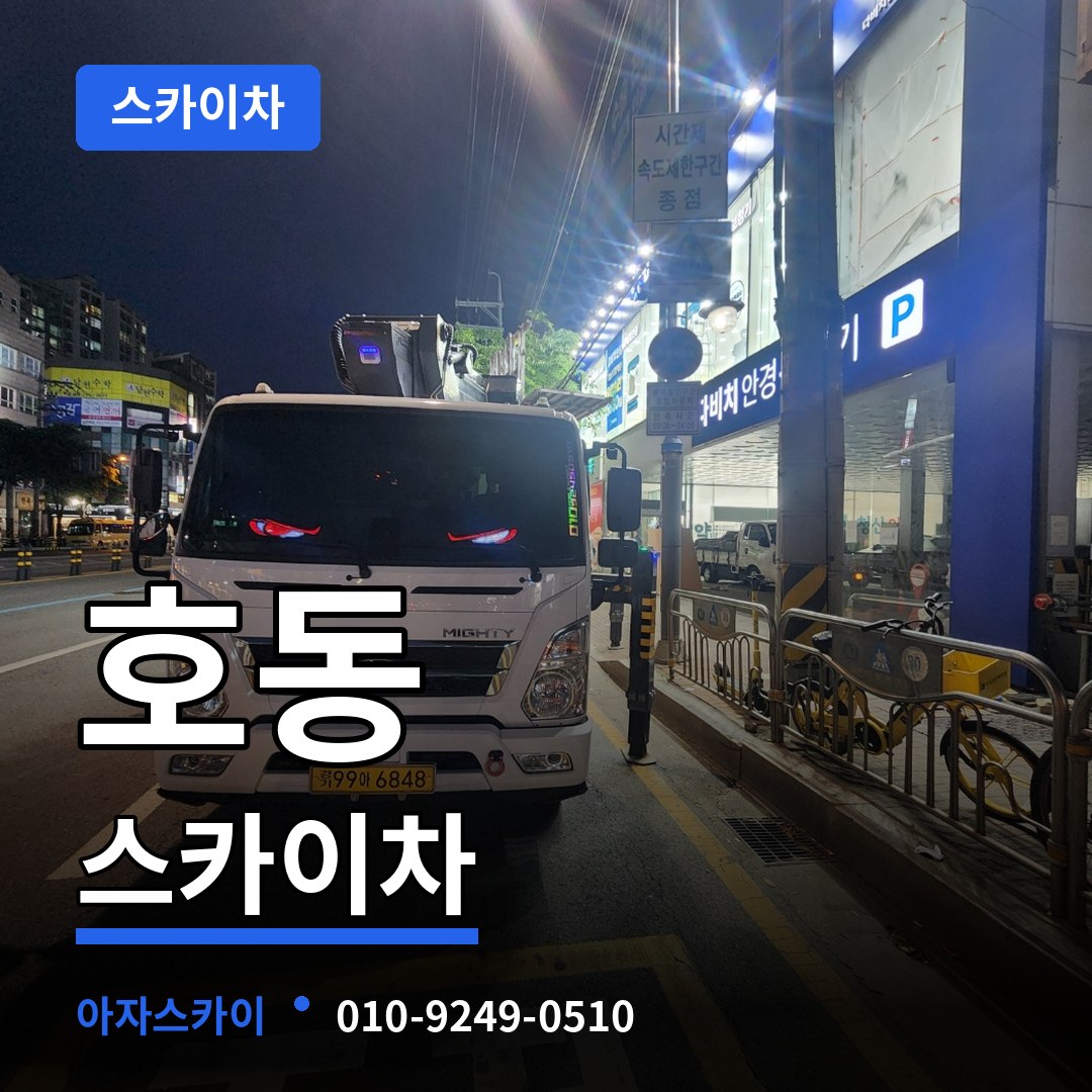 경기 용인시 호동 스카이차