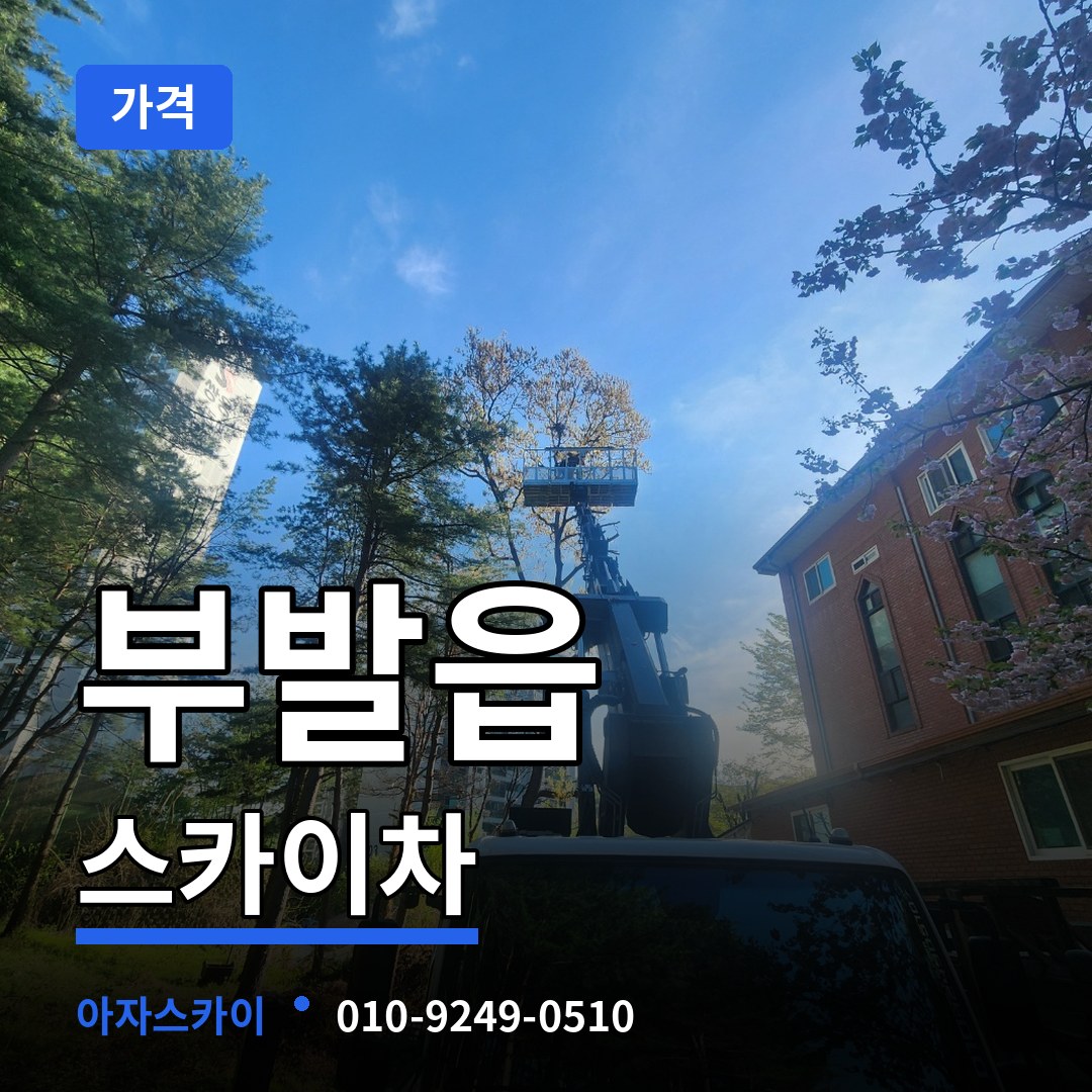경기 이천시 부발읍 스카이차 가격