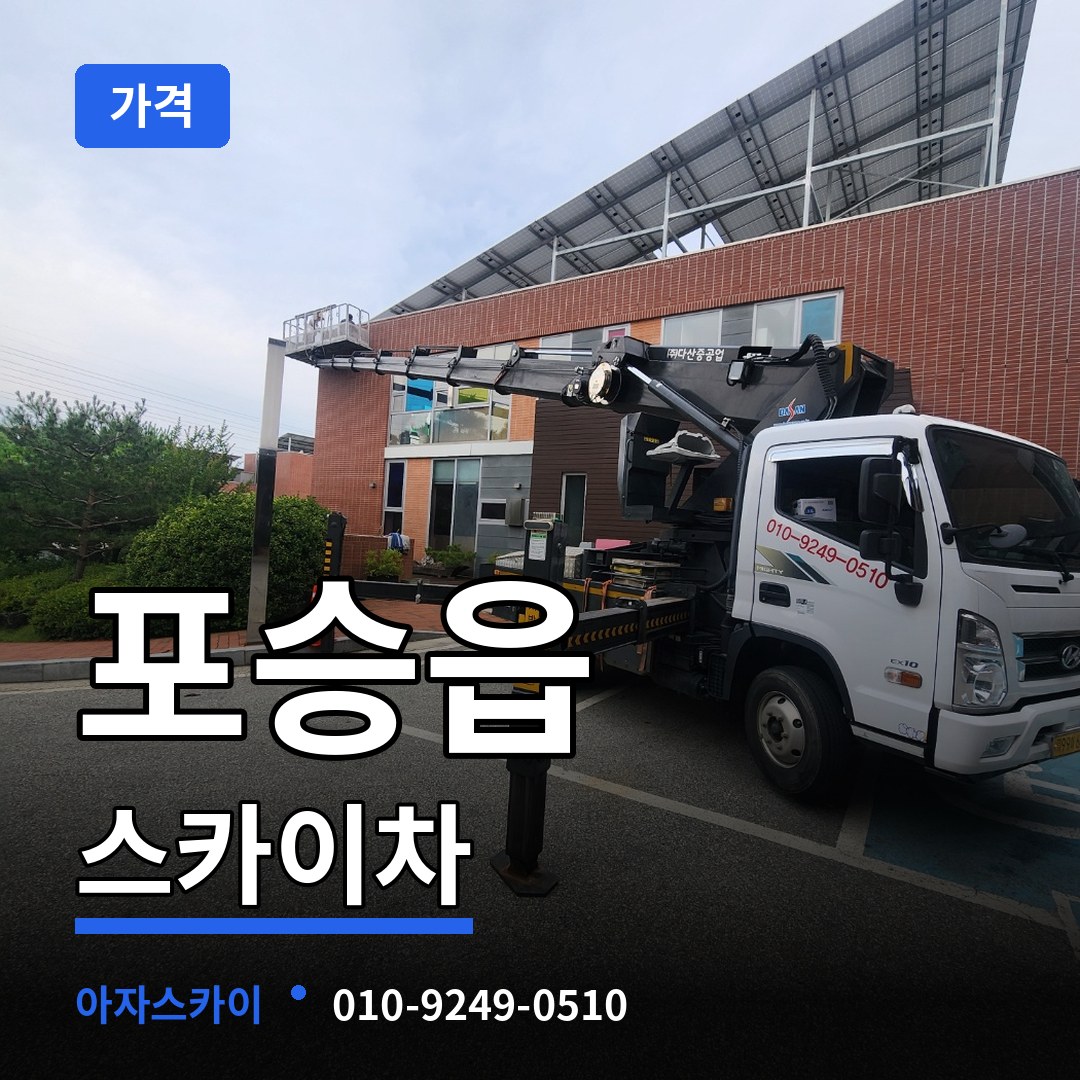 경기 평택시 포승읍 스카이차 가격