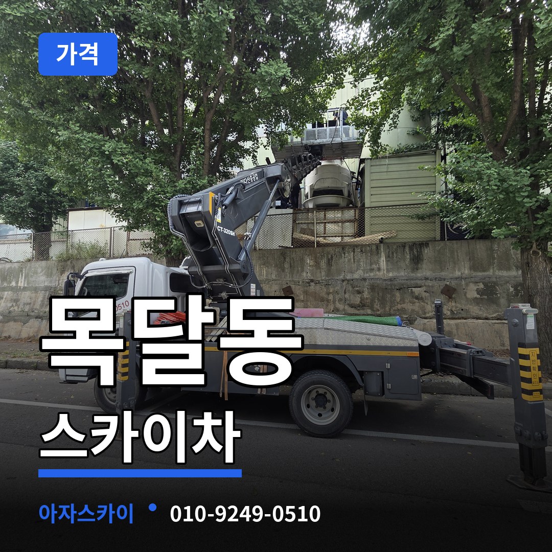 대전 중구 목달동 스카이차 가격