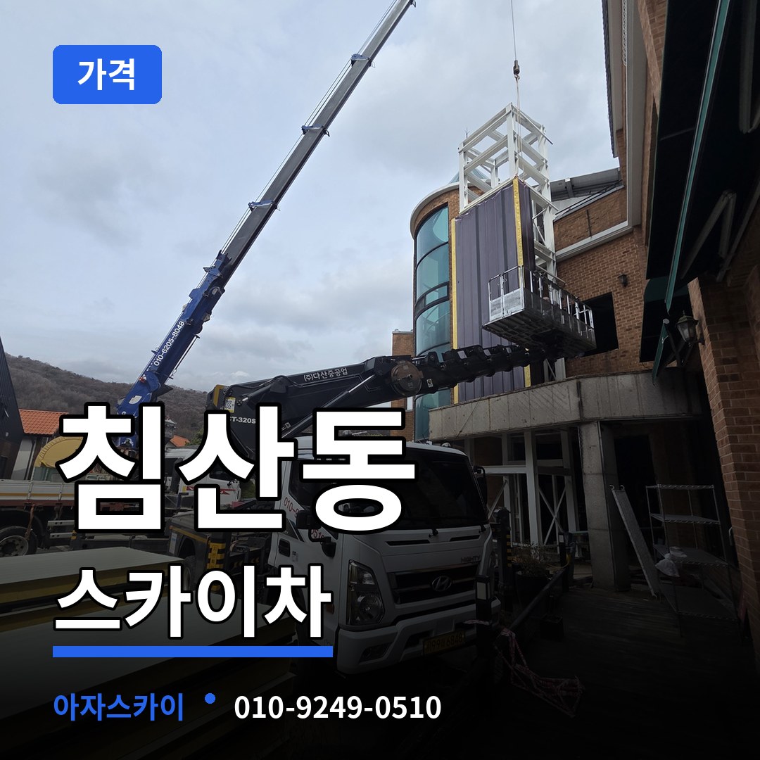 대전 중구 침산동 스카이차 가격