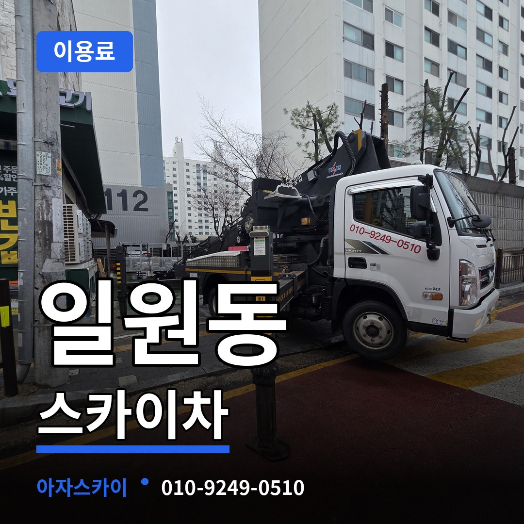 서울 강남구 일원동 스카이차 이용료