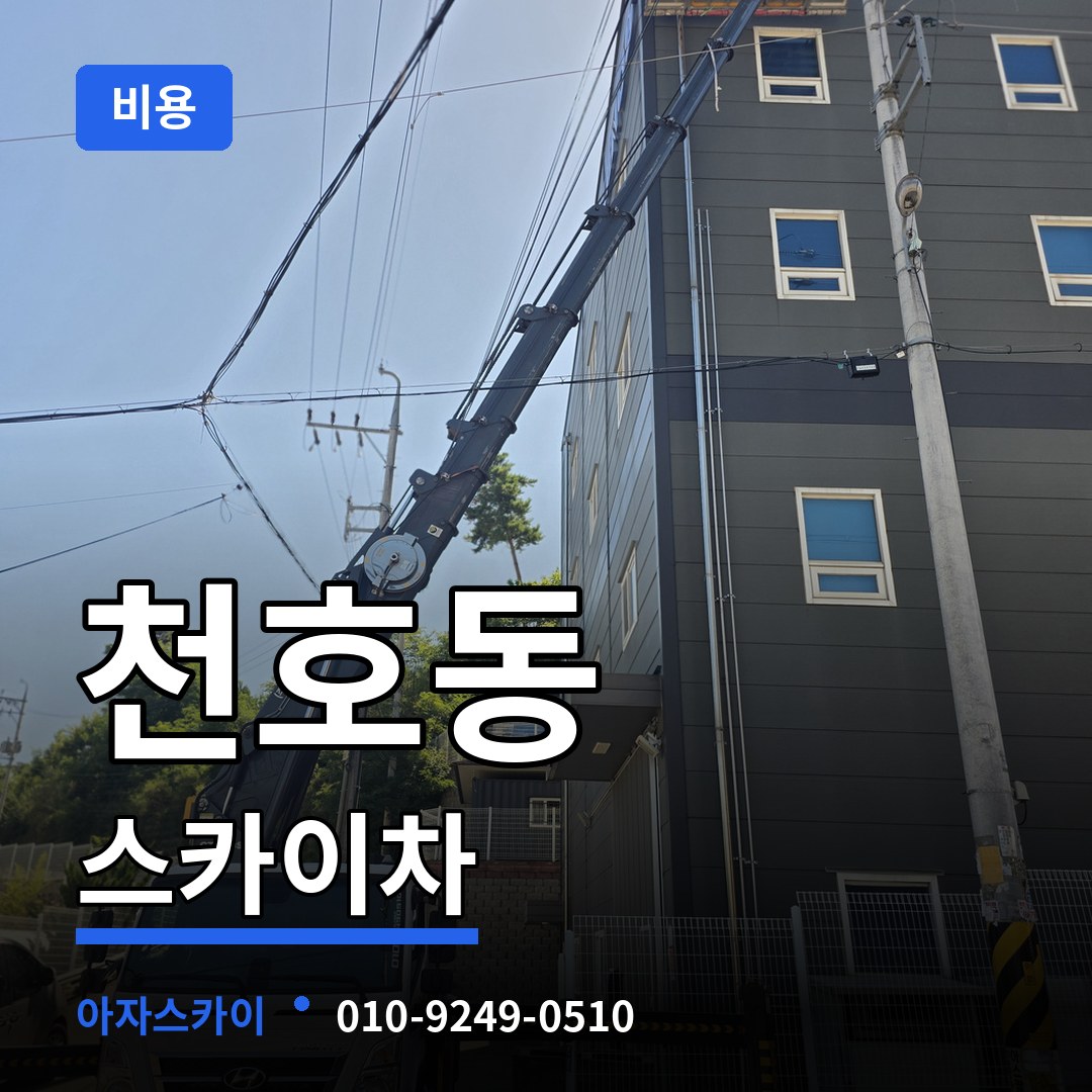 서울 강동구 천호동 스카이차 비용