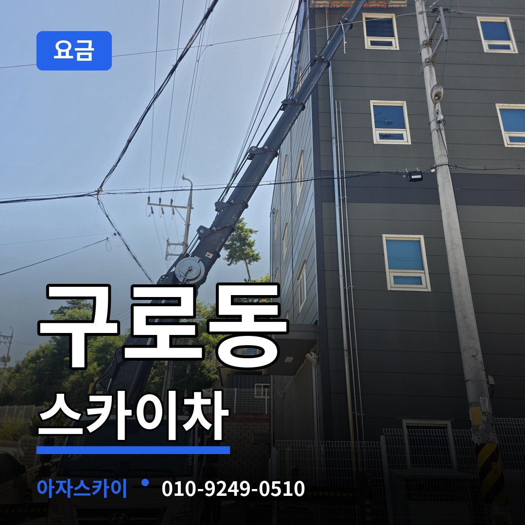 서울 구로구 구로동 스카이차 요금