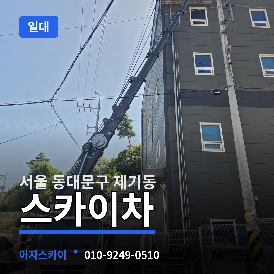 서울 동대문구 제기동 스카이차 일대