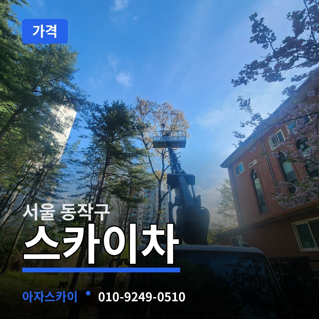 서울 동작구 스카이차 가격