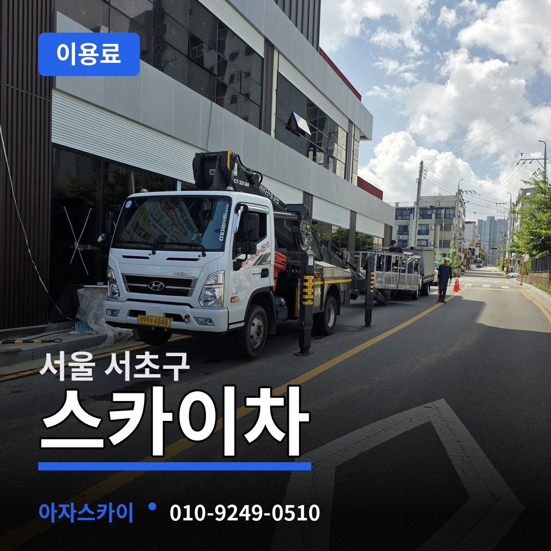 서울 서초구 스카이차 이용료