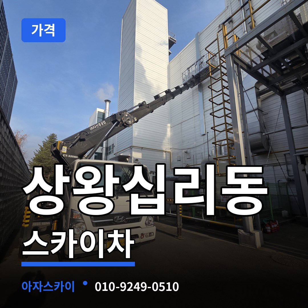 서울 성동구 상왕십리동 스카이차 가격
