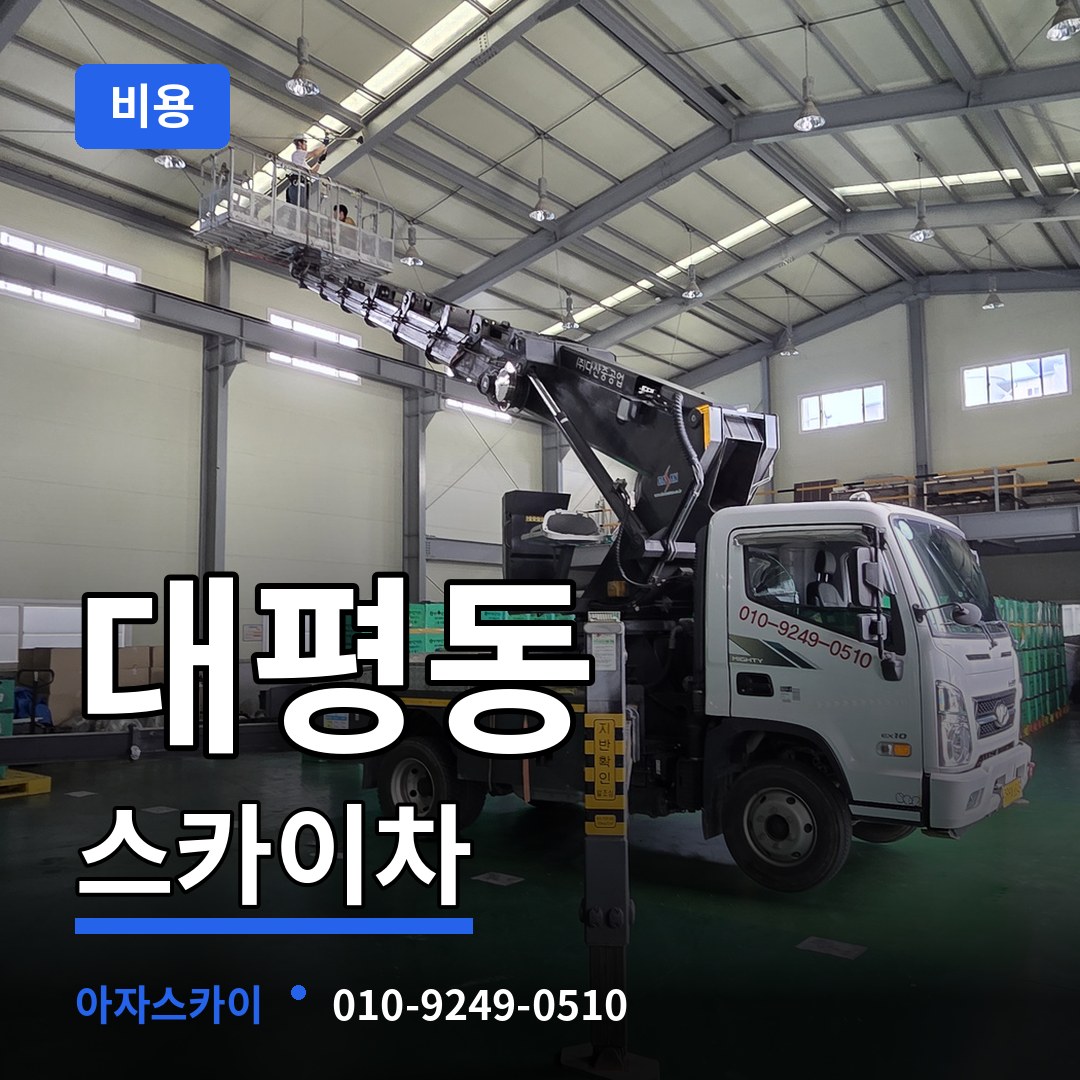 세종 세종시 대평동 스카이차 비용