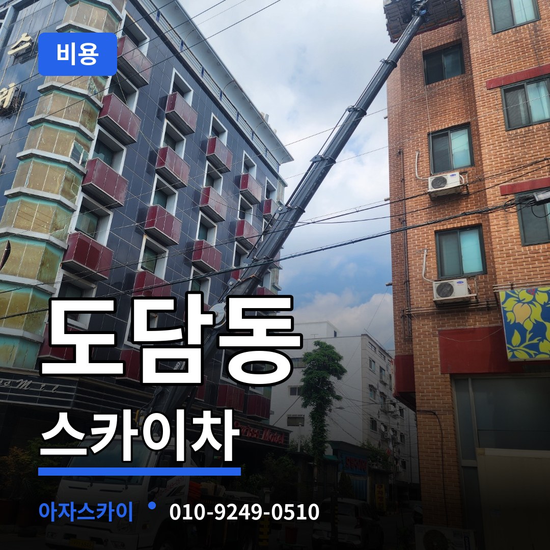 세종 세종시 도담동 스카이차 비용
