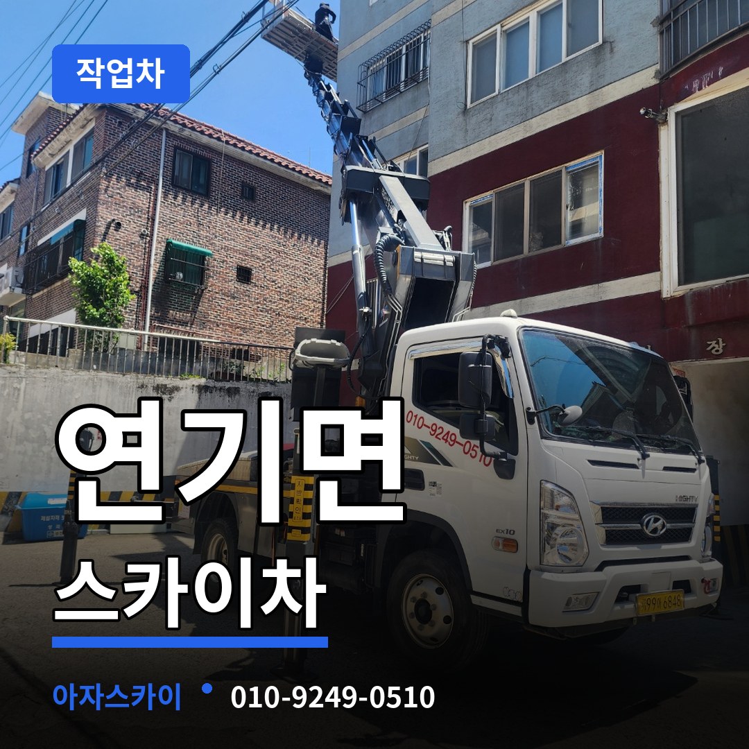 세종 세종시 연기면 스카이 작업차