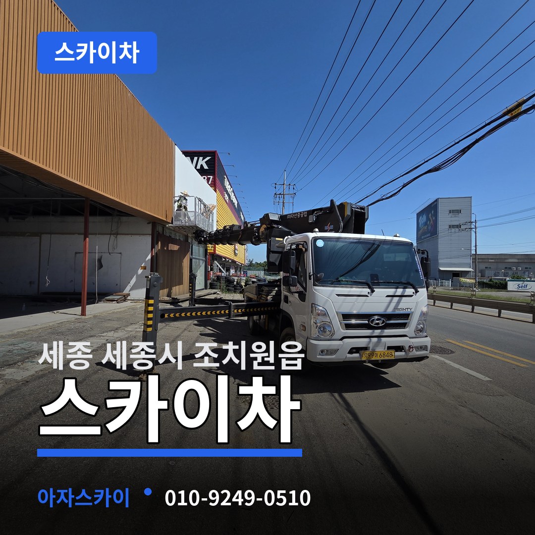 세종 세종시 조치원읍 스카이차