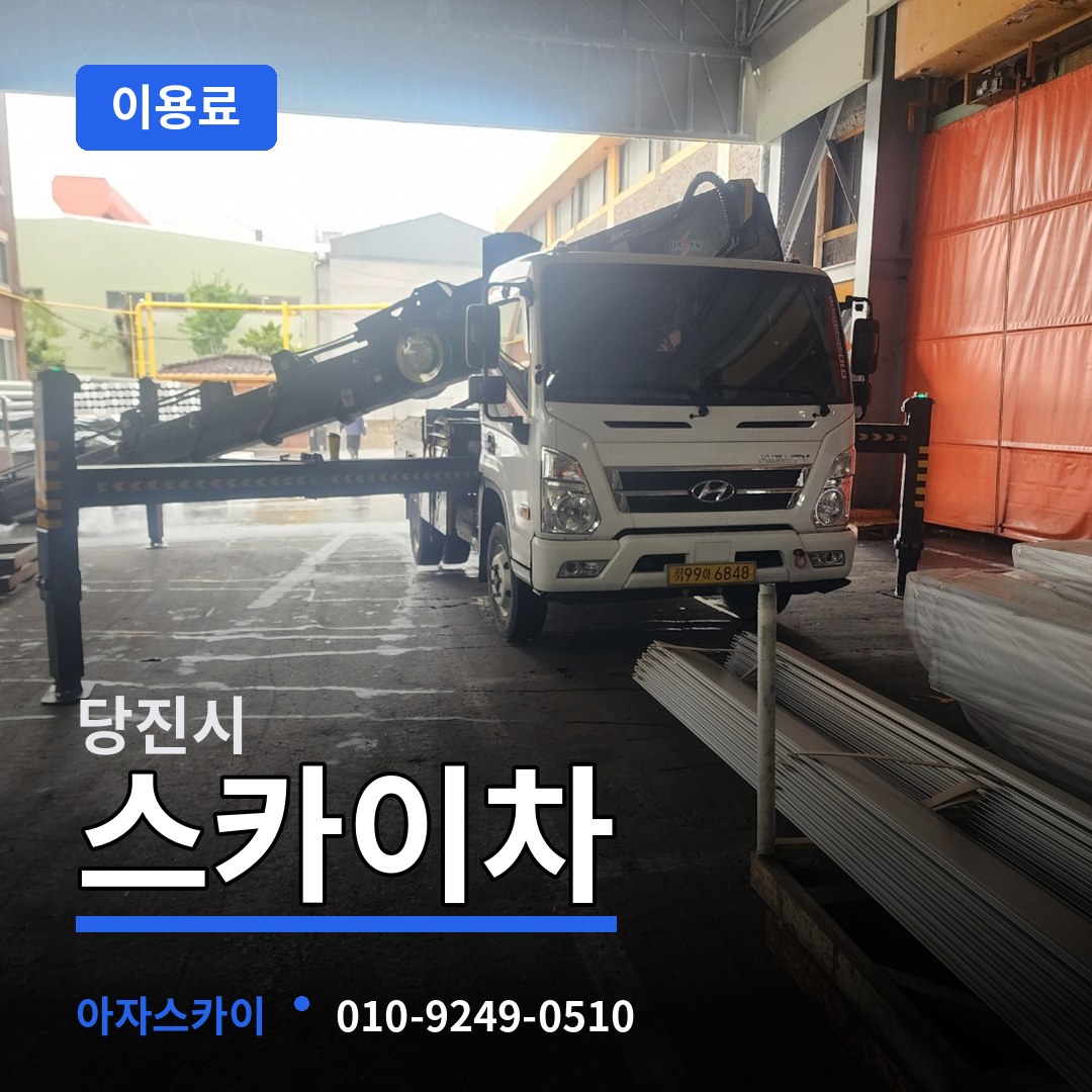 충남 당진시 스카이차 이용료