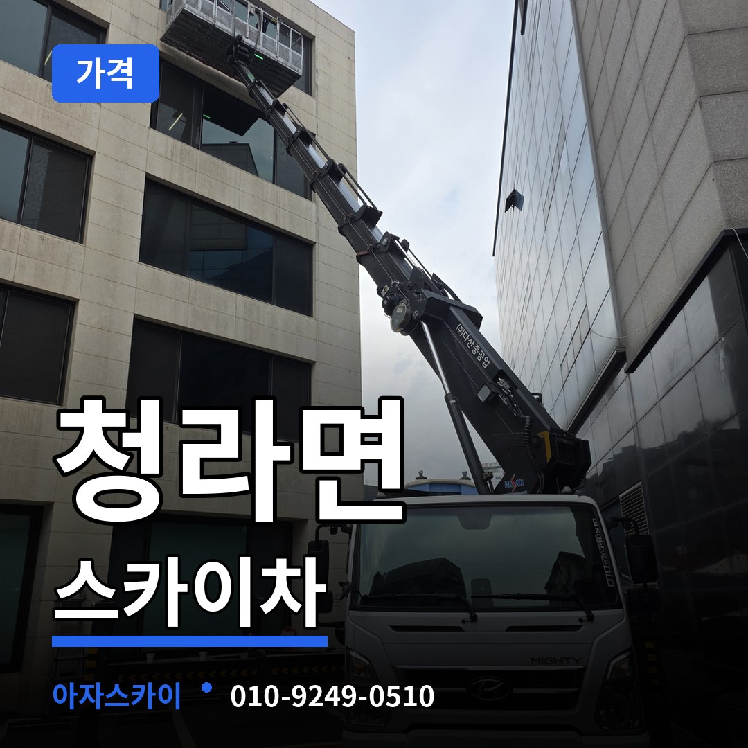 충남 보령시 청라면 스카이차 가격