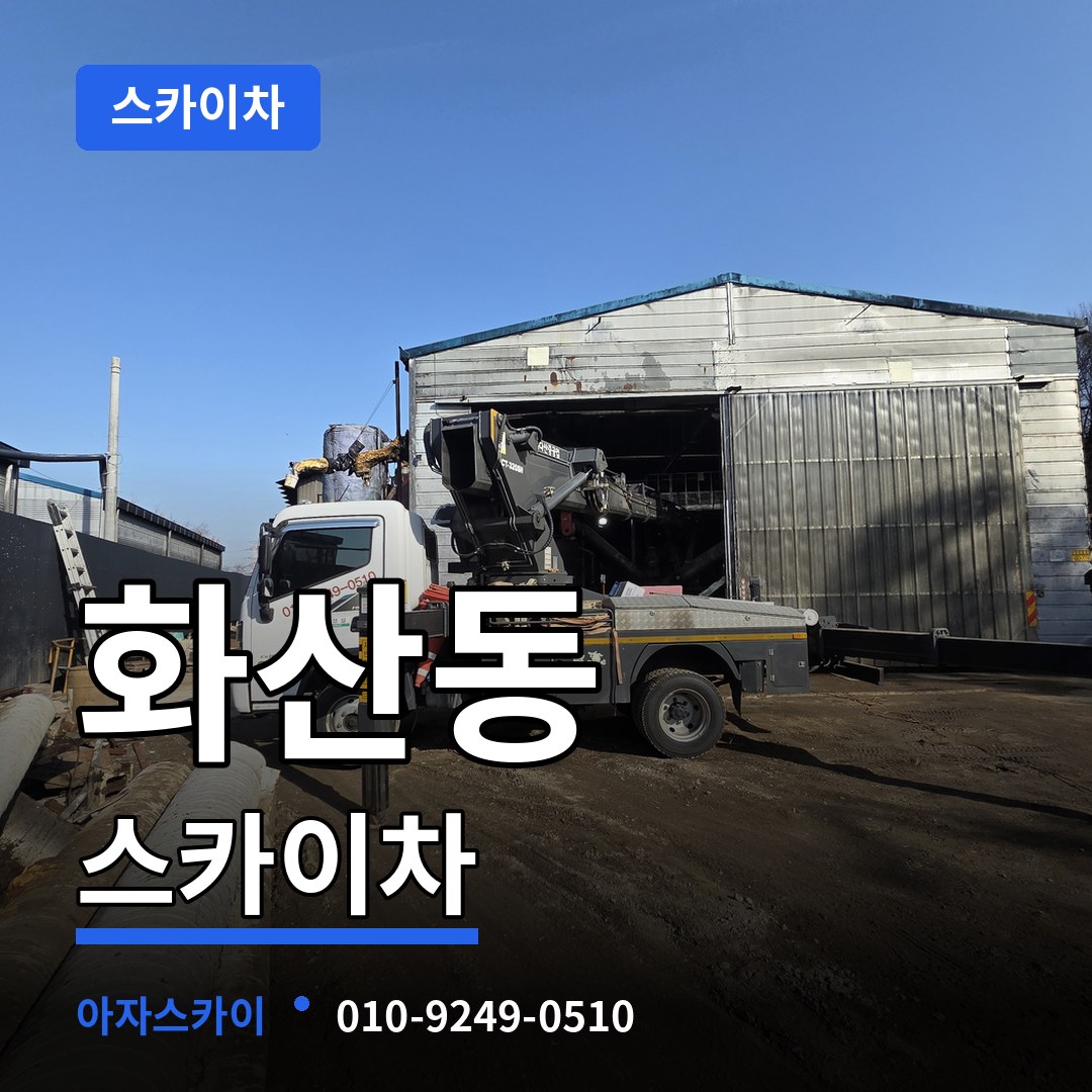충남 보령시 화산동 스카이차