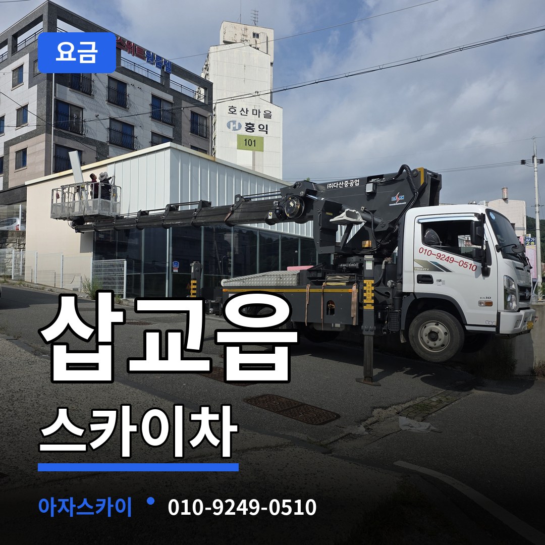 충남 예산군 삽교읍 스카이차 요금