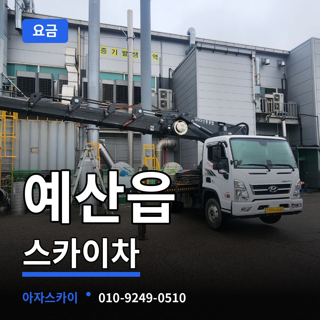 충남 예산군 예산읍 스카이차 요금