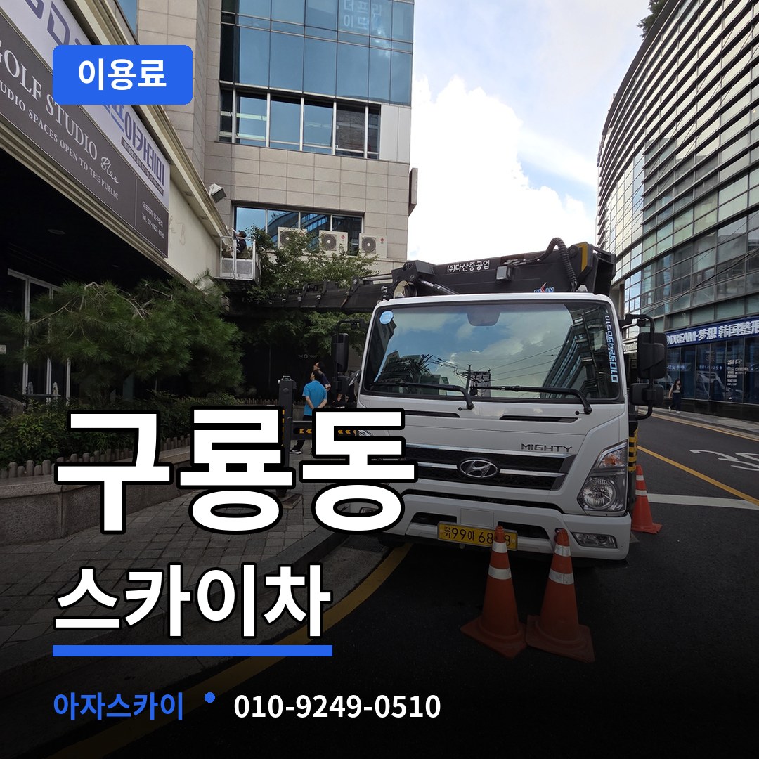 충남 천안시 구룡동 스카이차 이용료