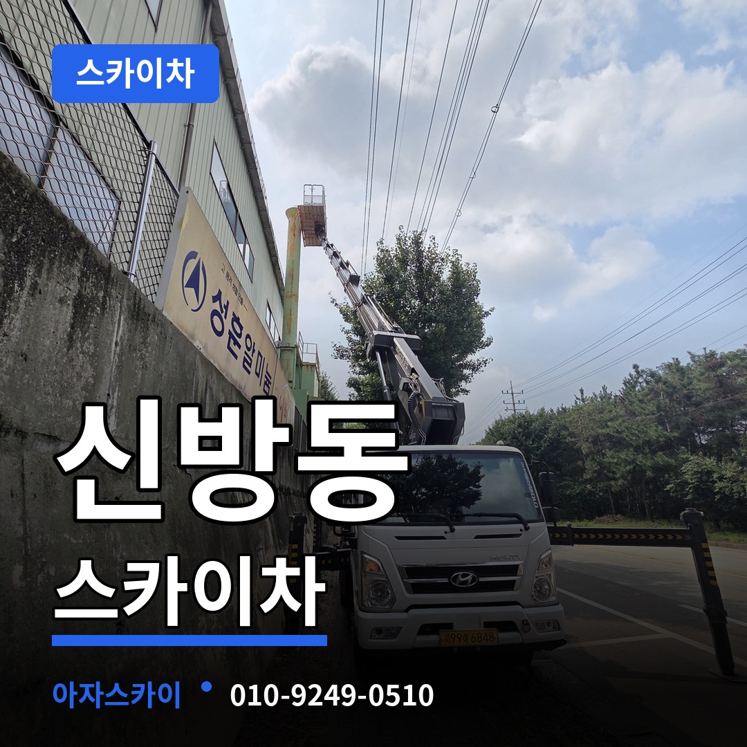 충남 천안시 신방동 스카이차