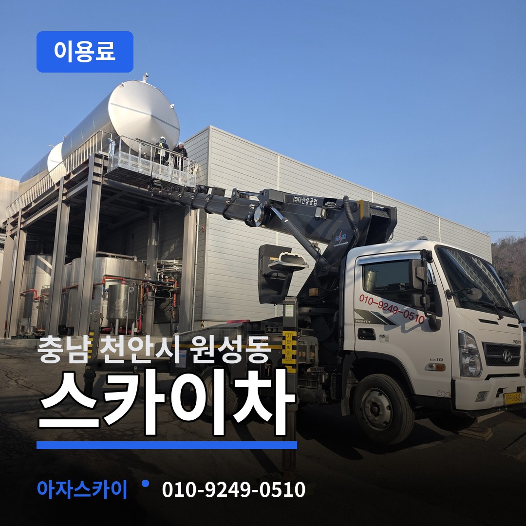 충남 천안시 원성동 스카이차 이용료