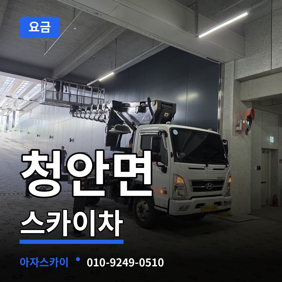 충북 괴산군 청안면 스카이차 요금