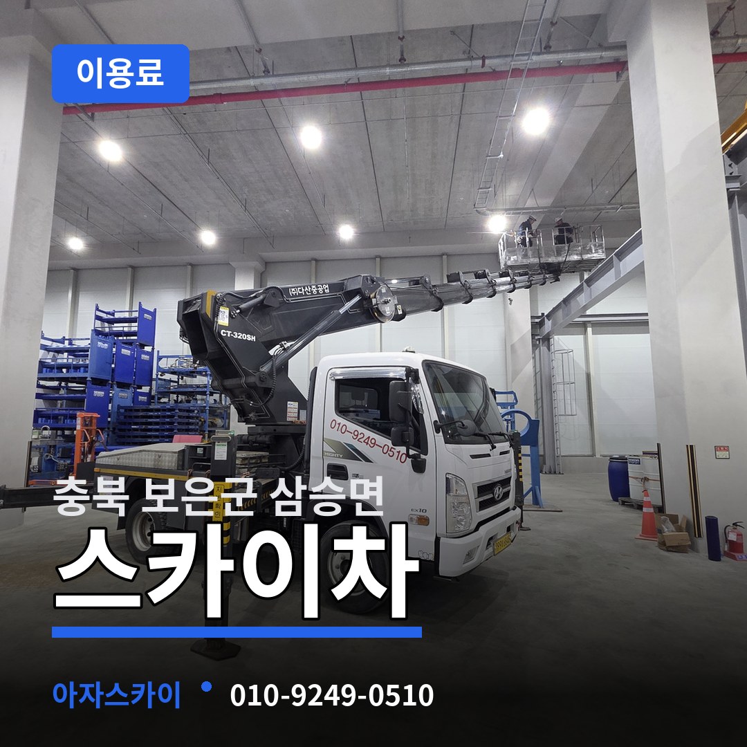 충북 보은군 삼승면 스카이차 이용료